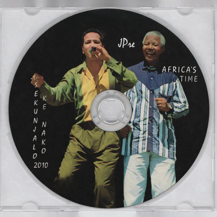 Sekunjalo Ke Nako, Africa's Time, CD from 2010, showing John Pretorius and Nelson Mandela